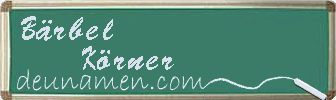 Bärbel Körner Visitenkarte